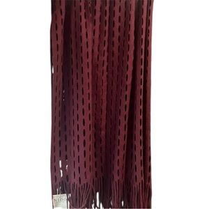 NWT Nido Notte Open Weave Fringe Throw